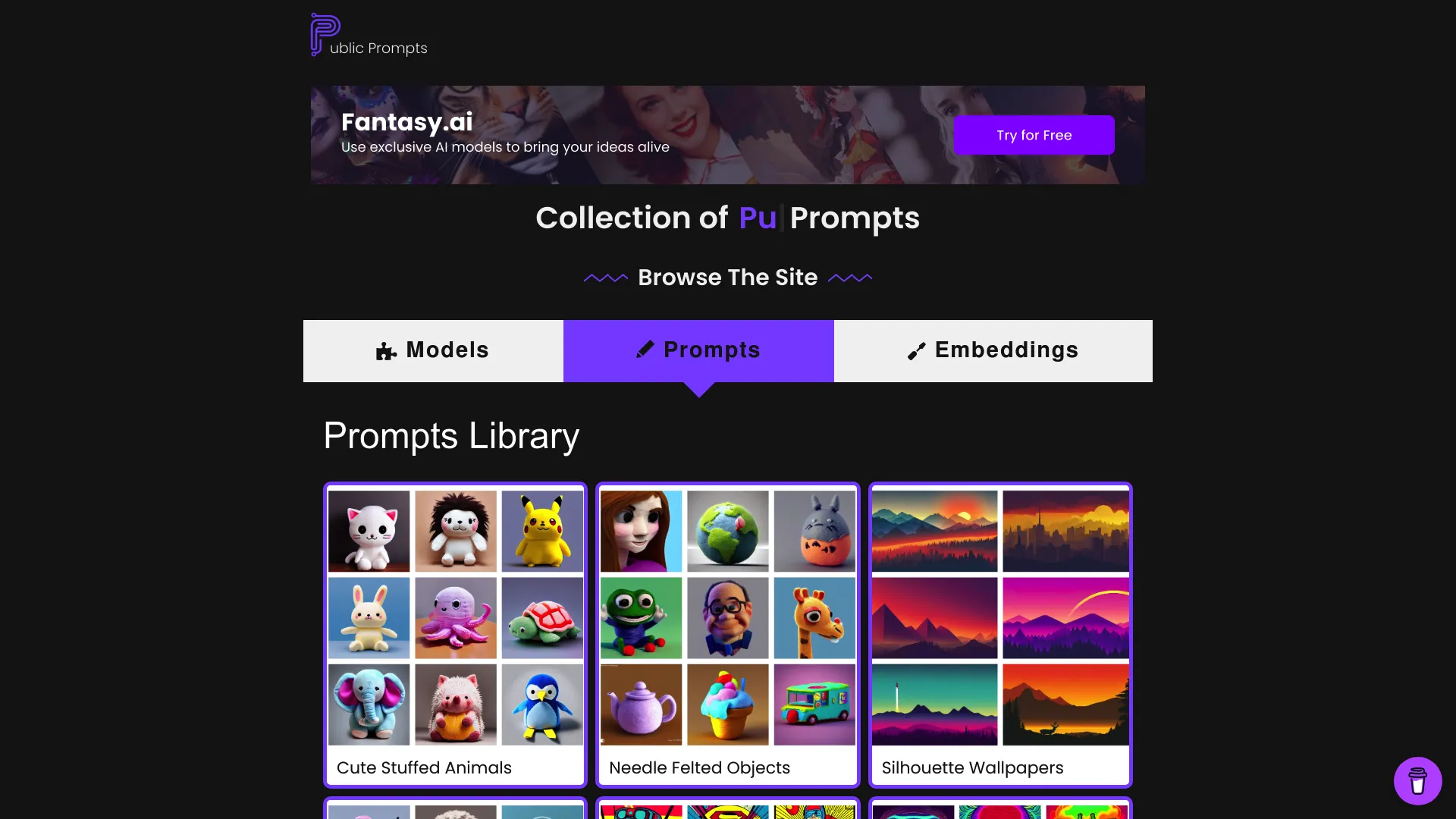 Publicprompts screenshot