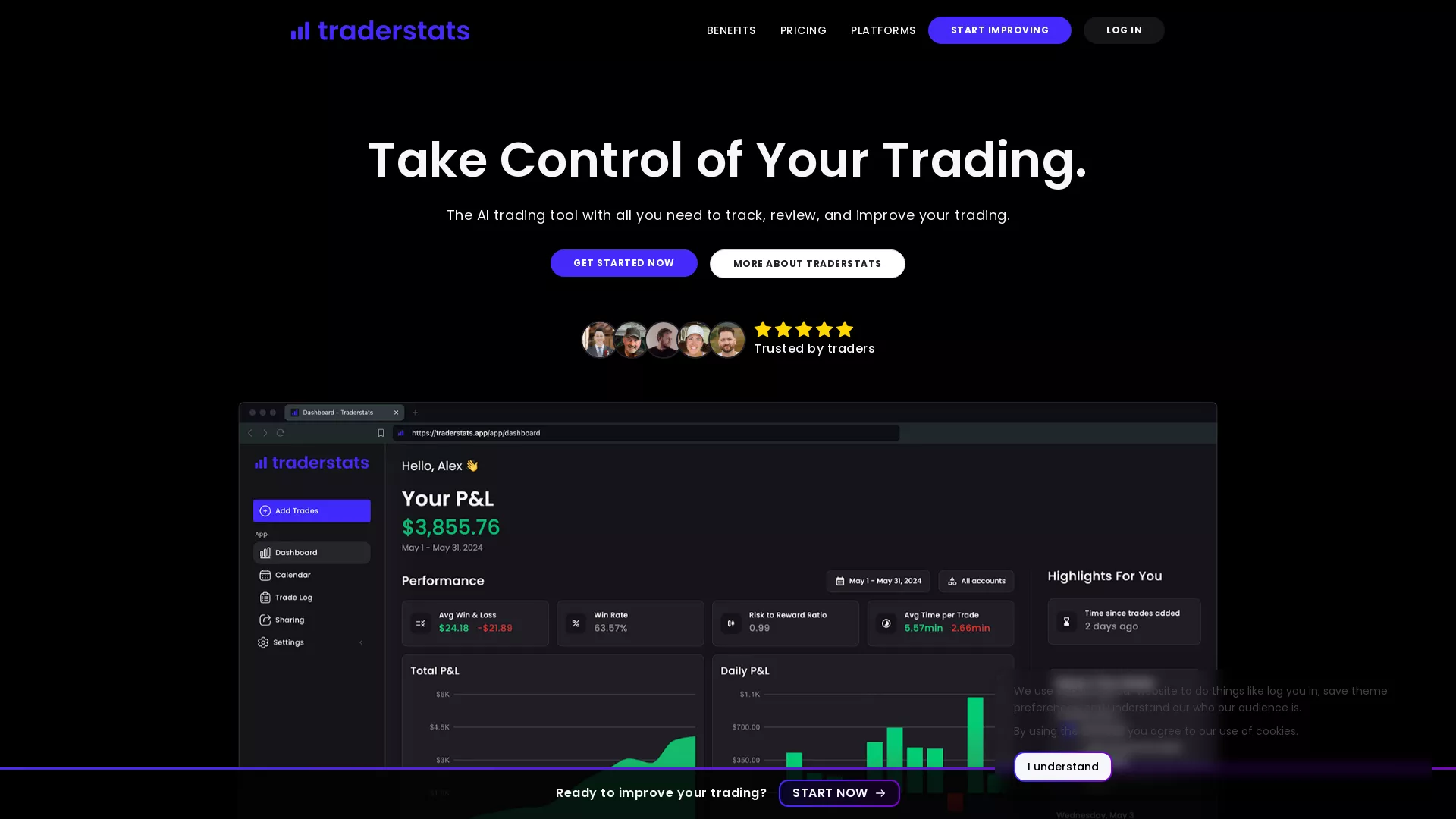 Traderstats screenshot