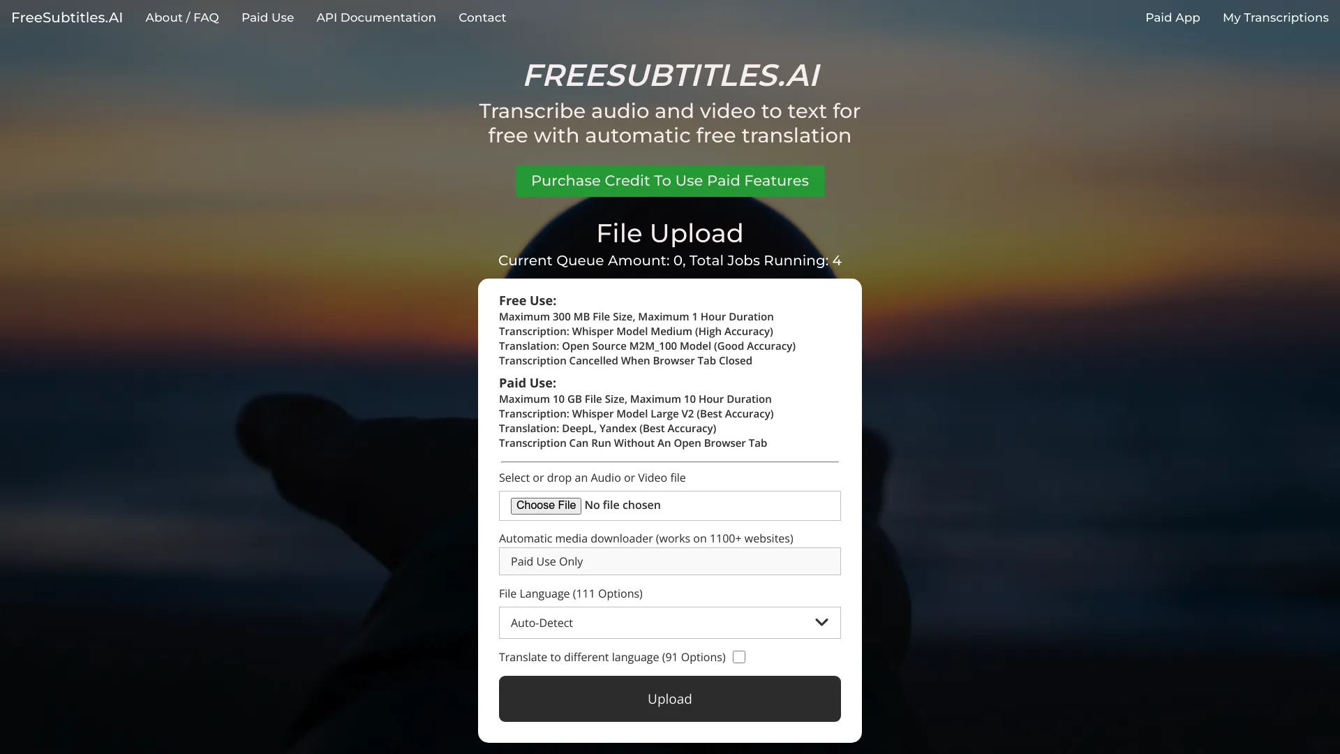 Free Subtitles AI screenshot