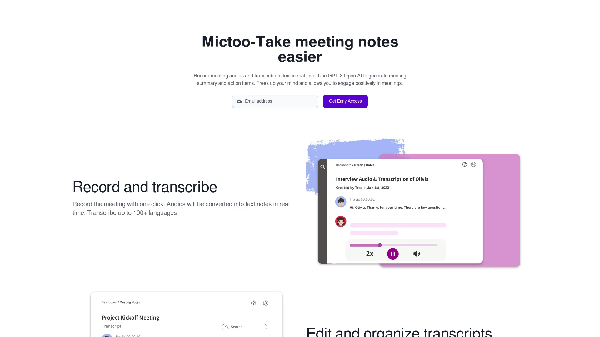 Mictoo screenshot