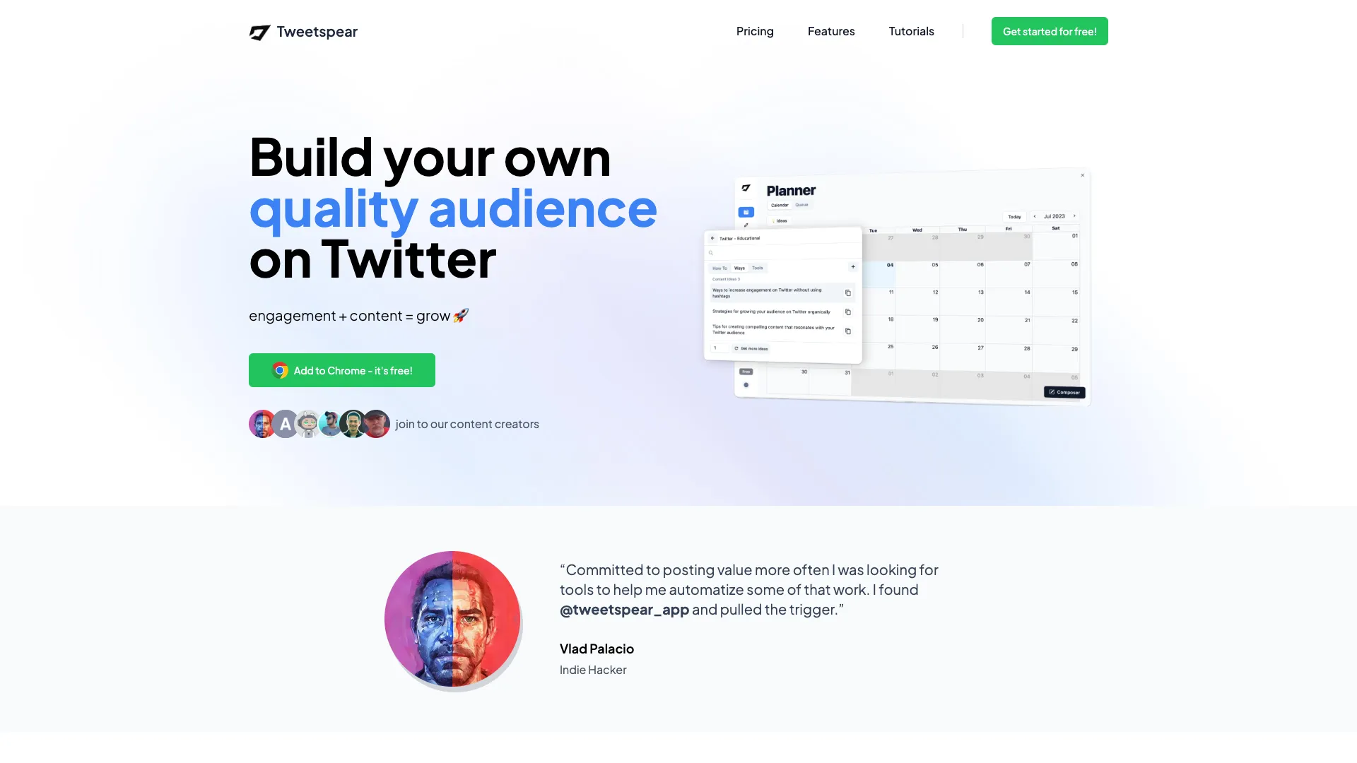 Tweet Spear screenshot