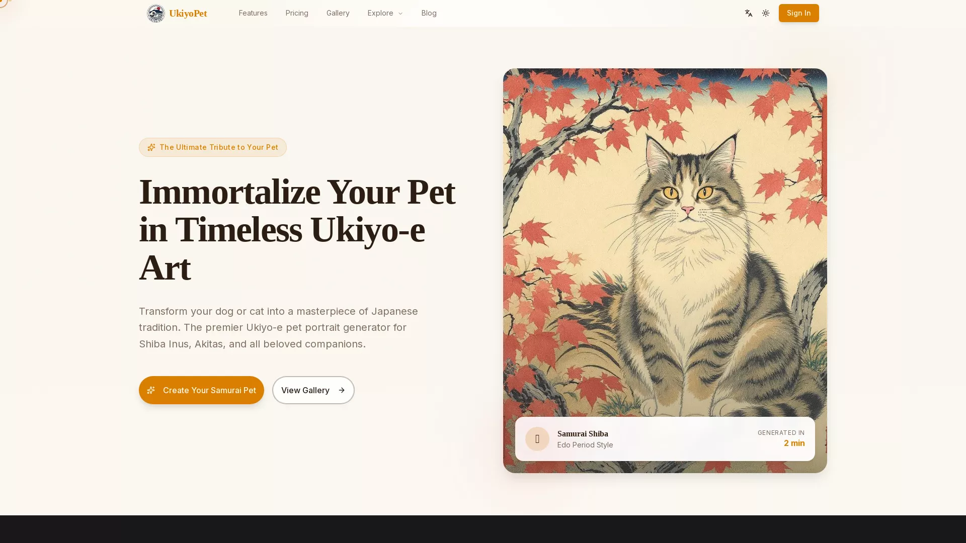 UkiyoPet screenshot
