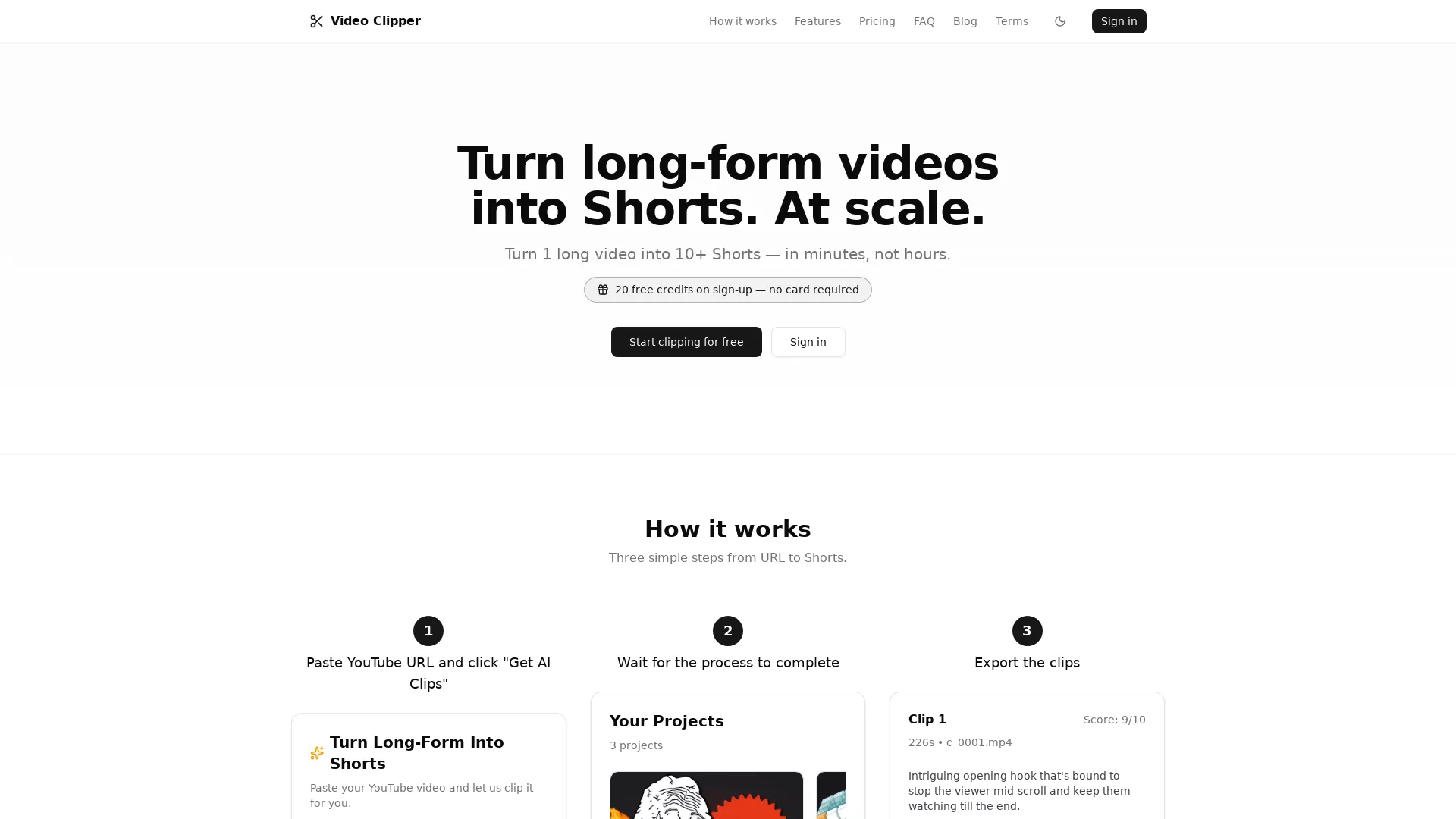 VideoClipper screenshot