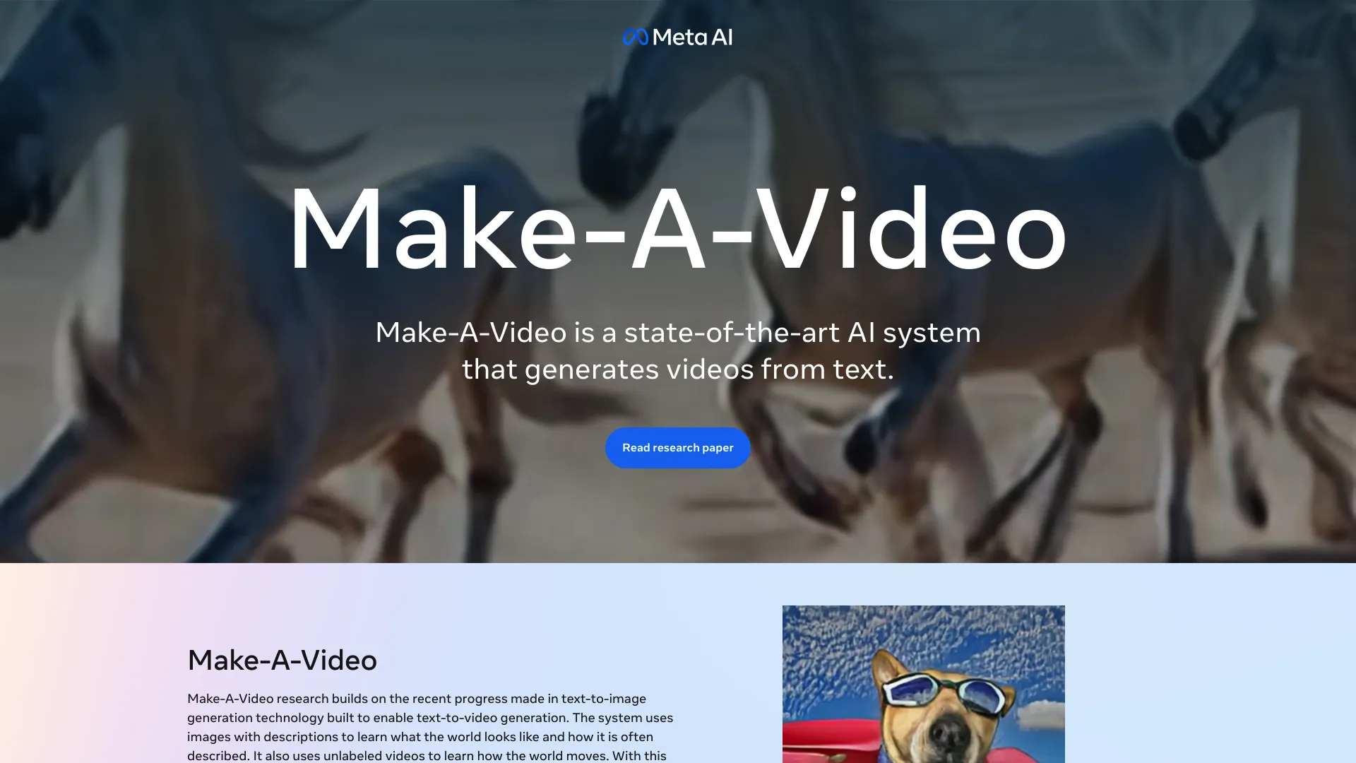 Makeavideo screenshot