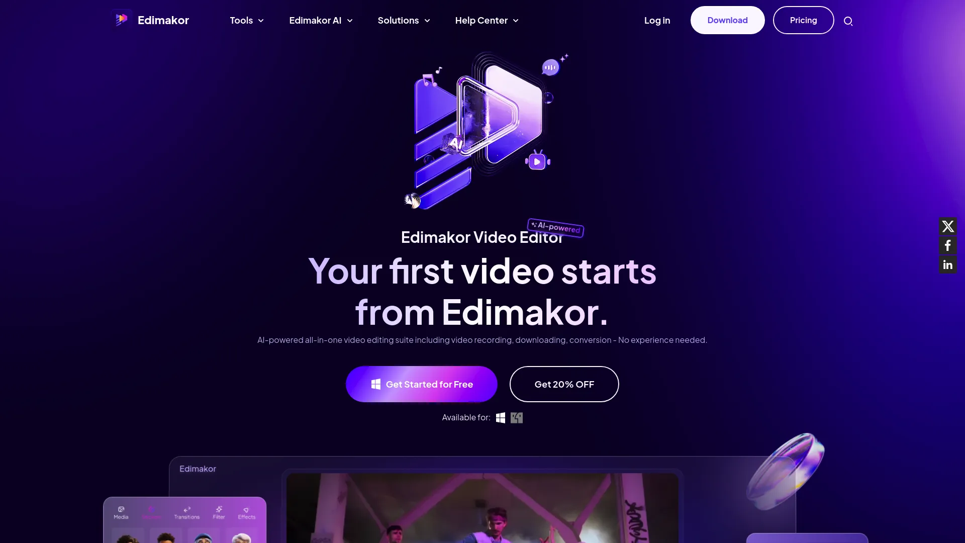 Edimakor screenshot