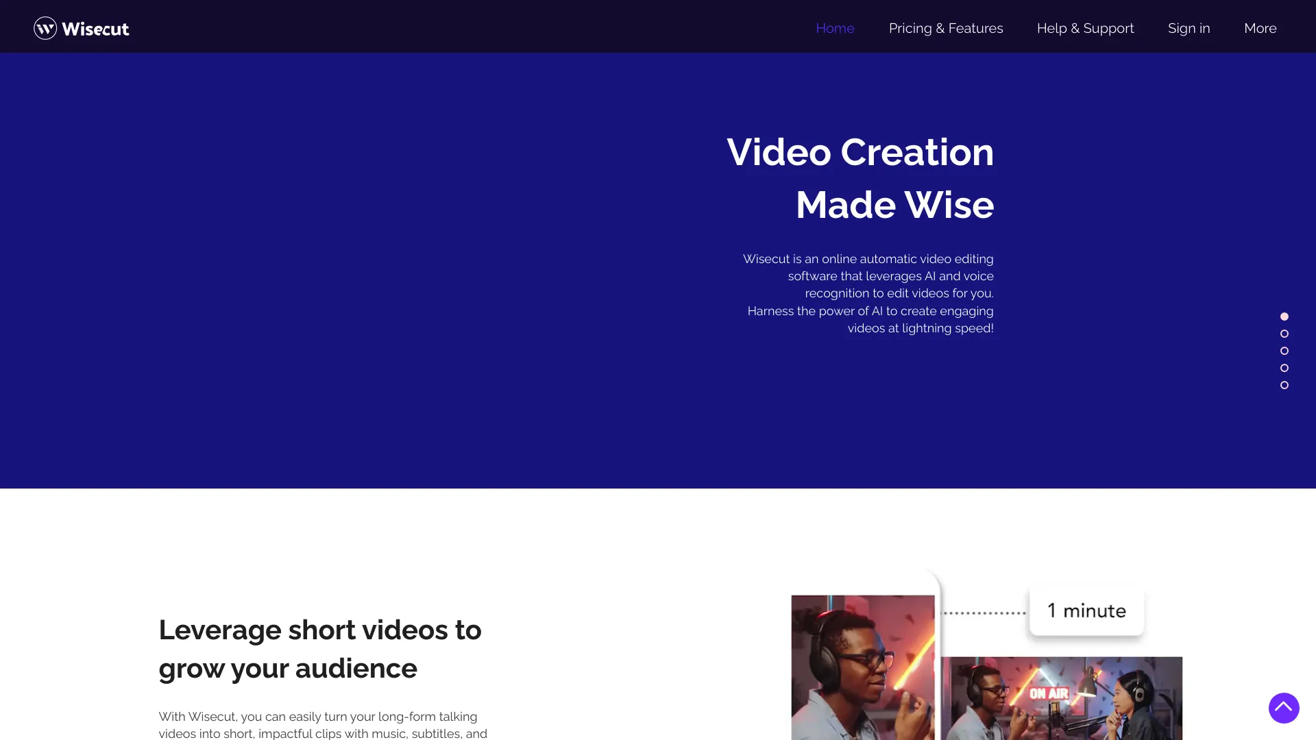 Wisecut screenshot