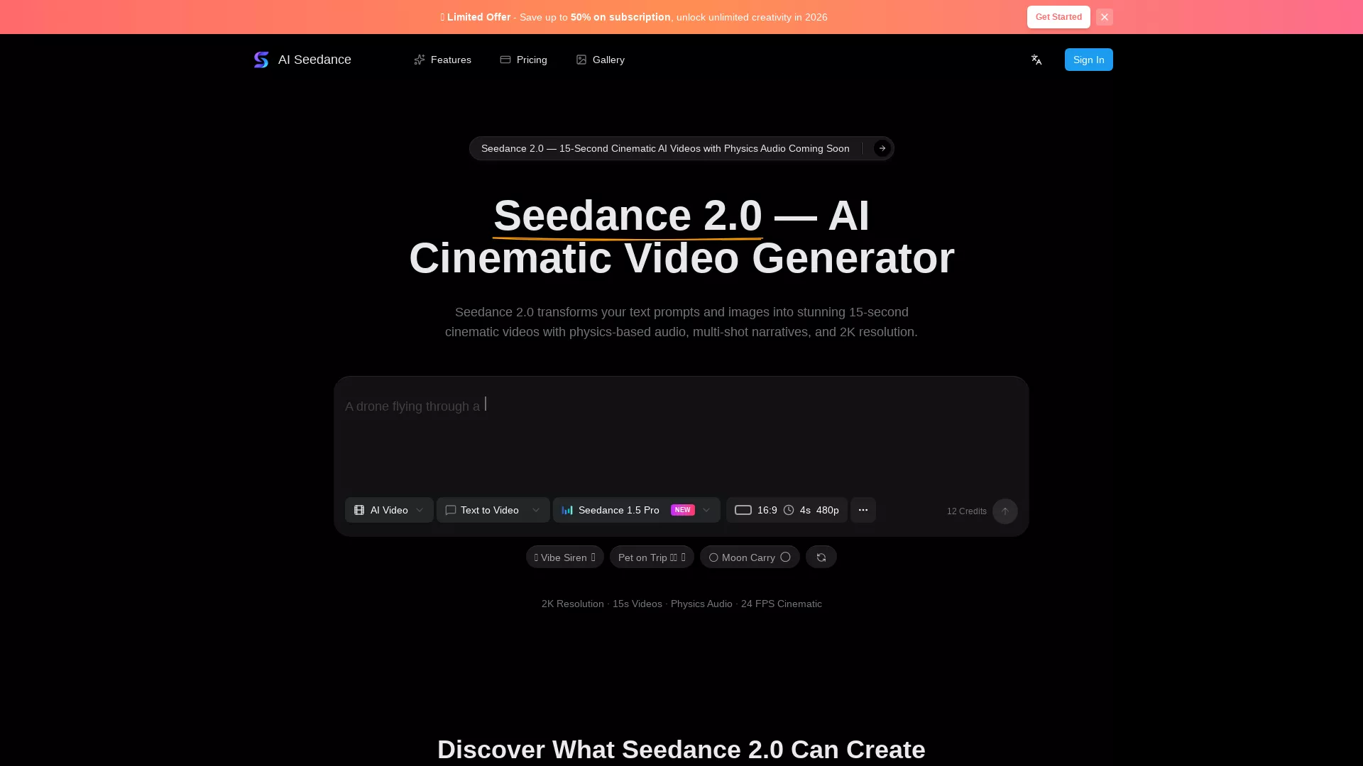 SeedanceAI screenshot