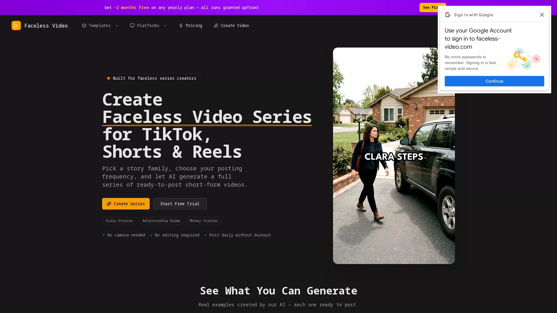 FacelessVideoGenerator screenshot
