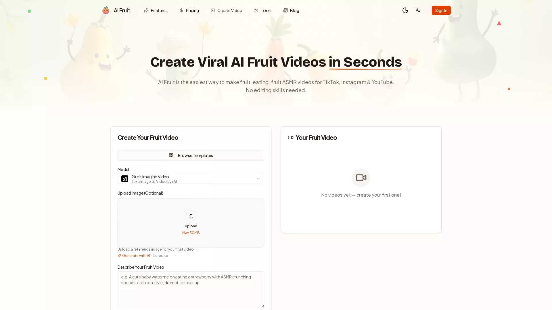 AI Fruit screenshot
