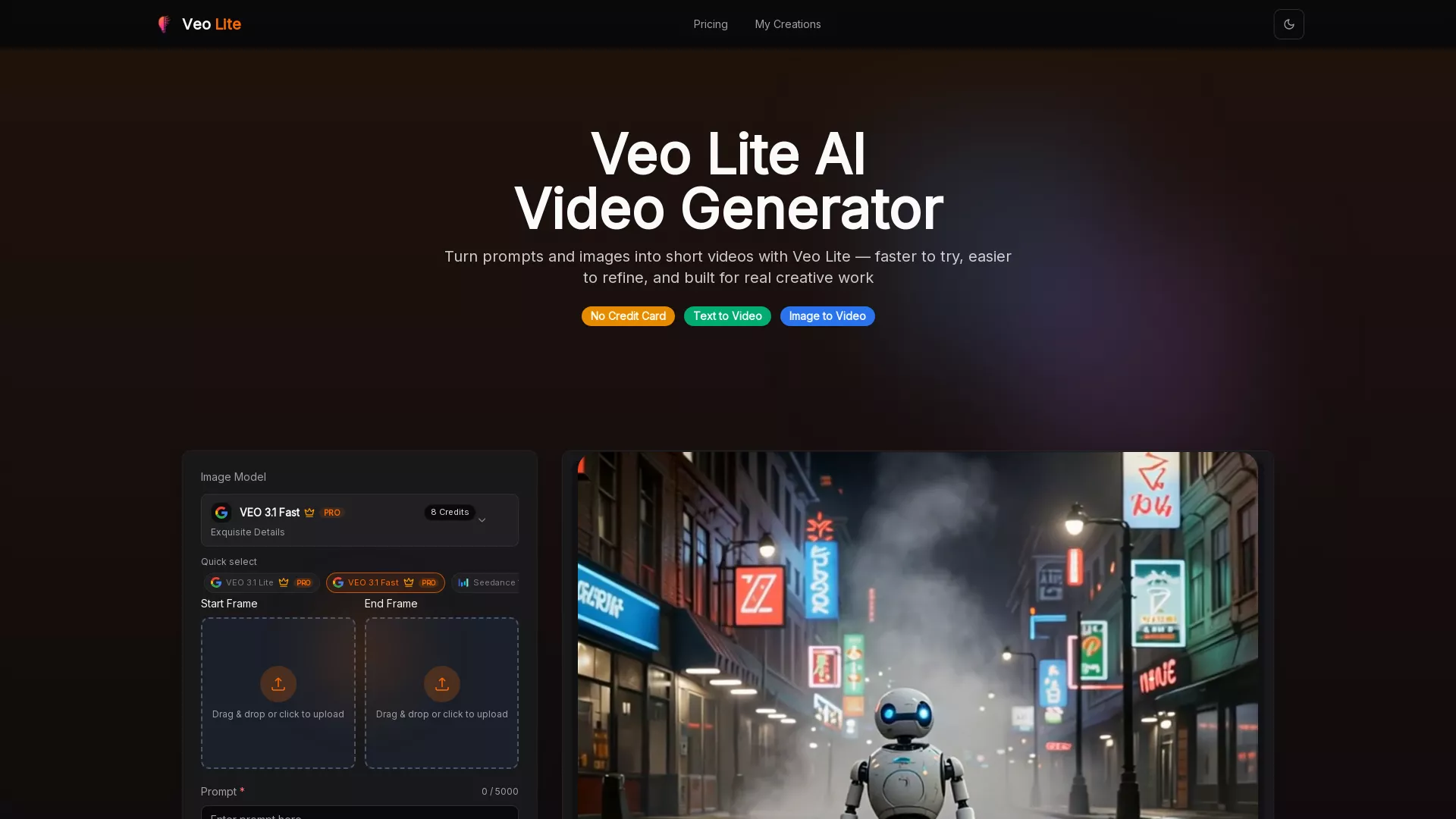 VeoLite screenshot