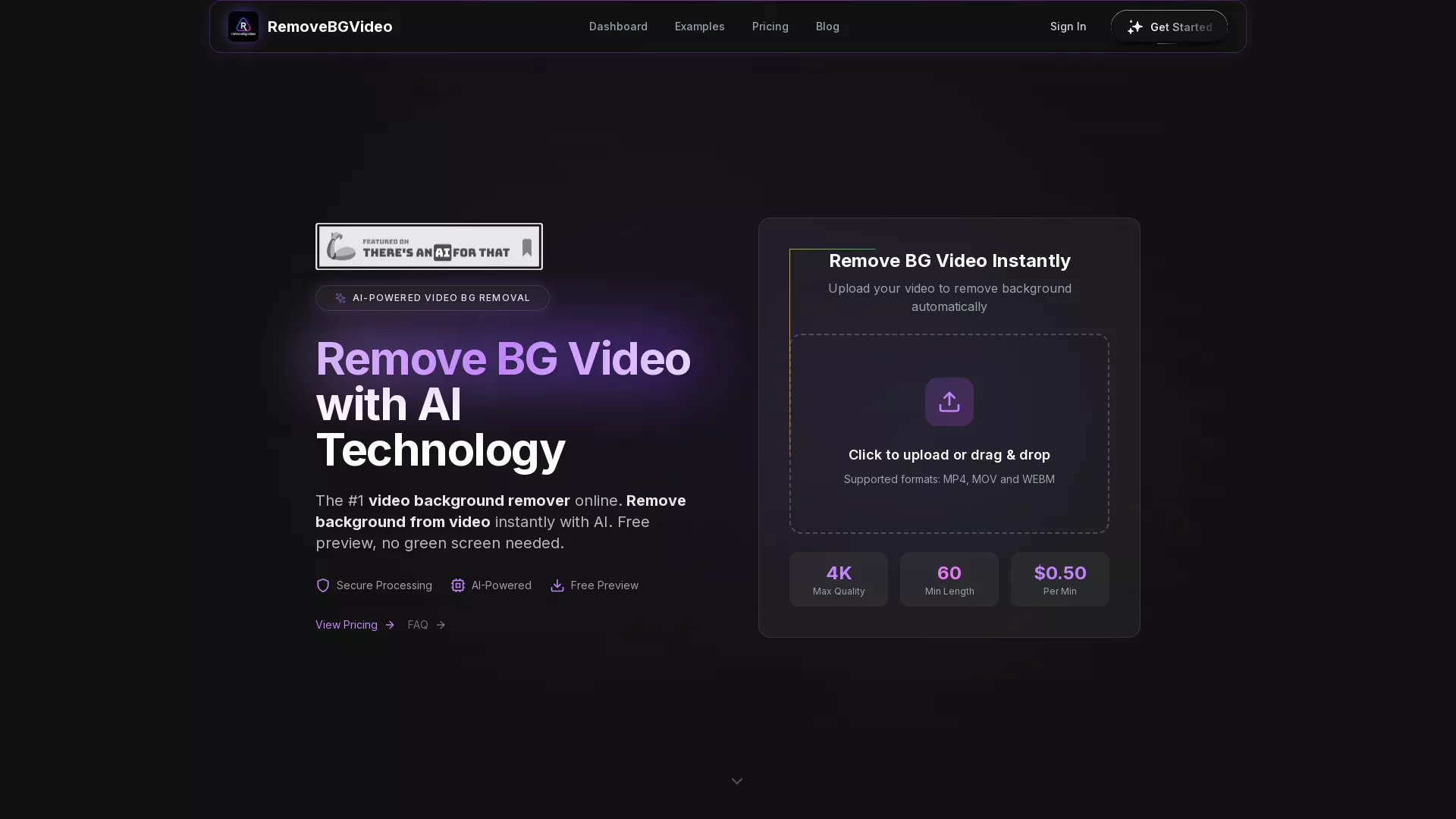 RemoveBgVideo screenshot