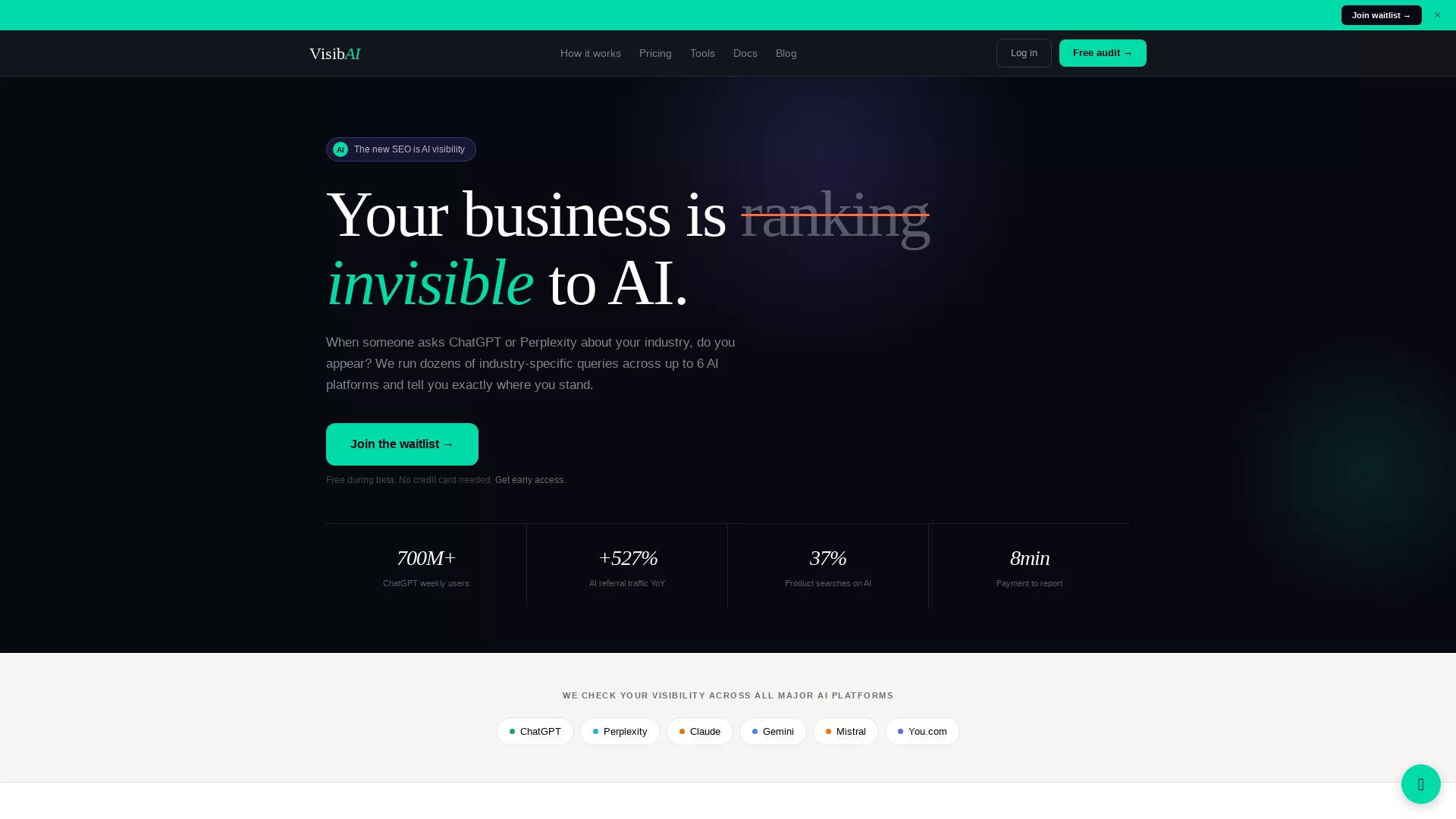 VisibAI screenshot