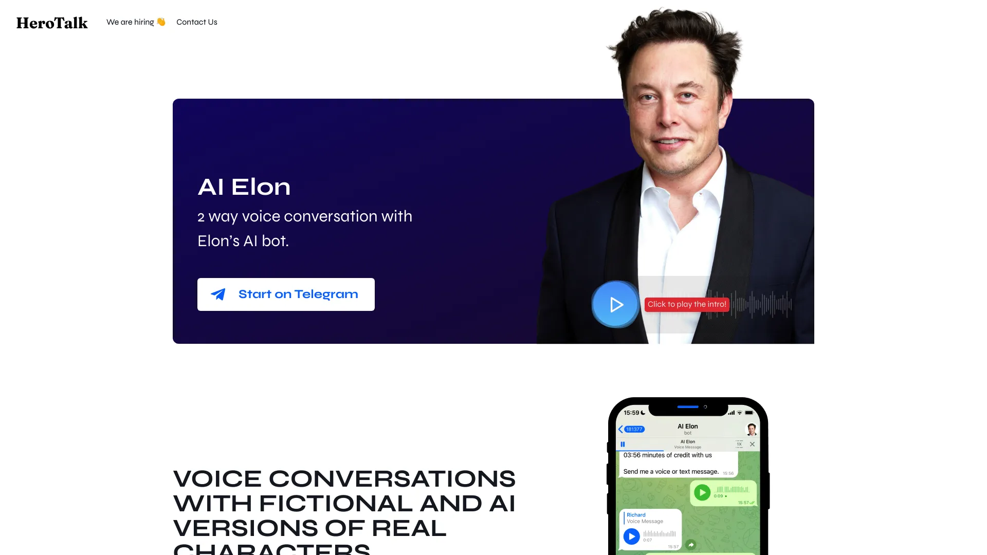 HeroTalk screenshot