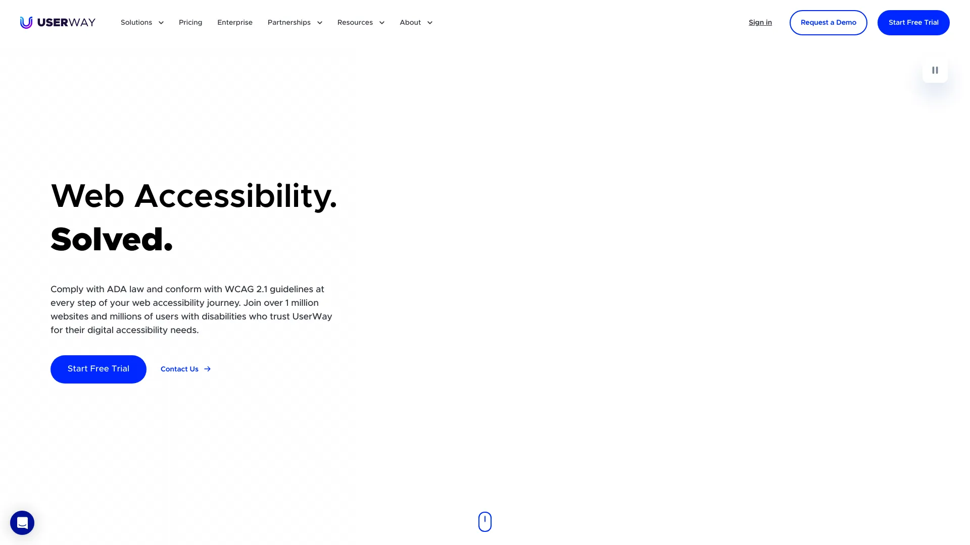 UserWay screenshot
