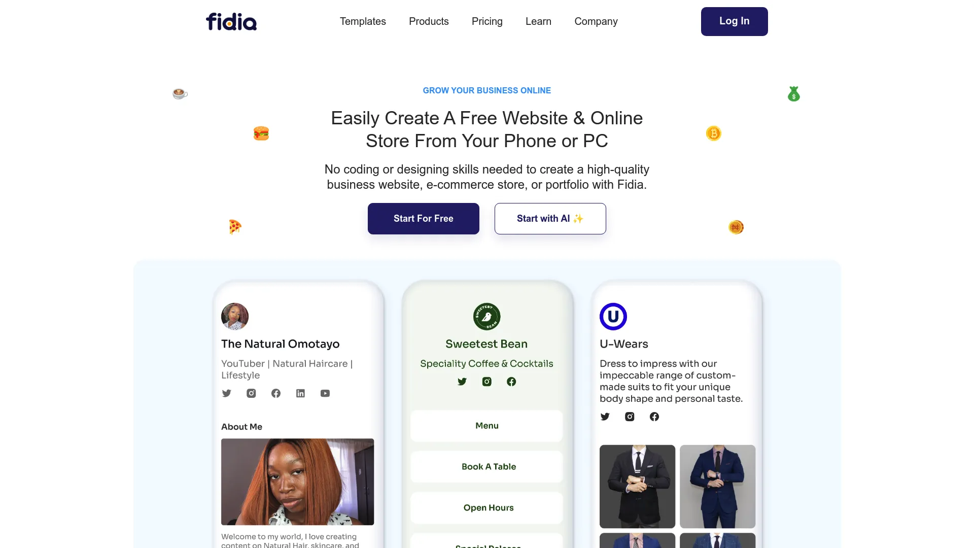 Fidia AI screenshot