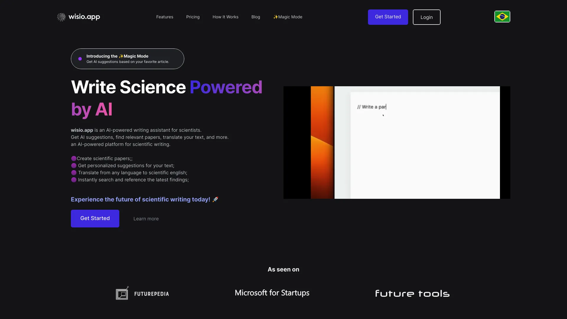 Wisio screenshot