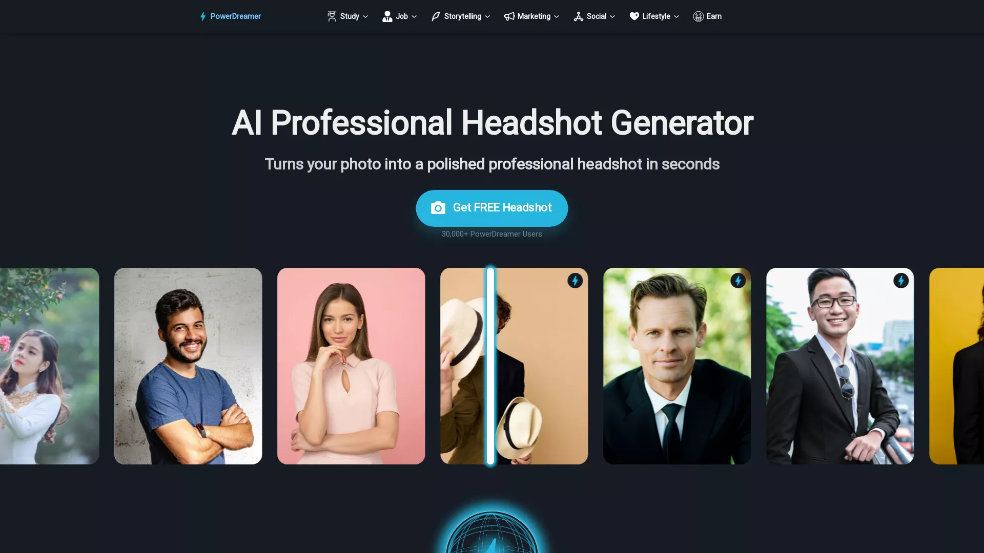 AI Headshot Generator screenshot