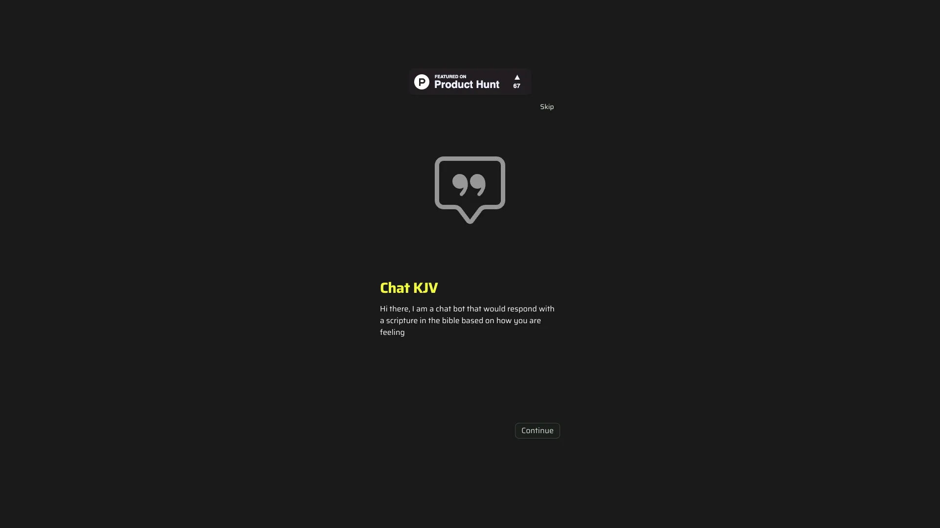 Chat KJV screenshot