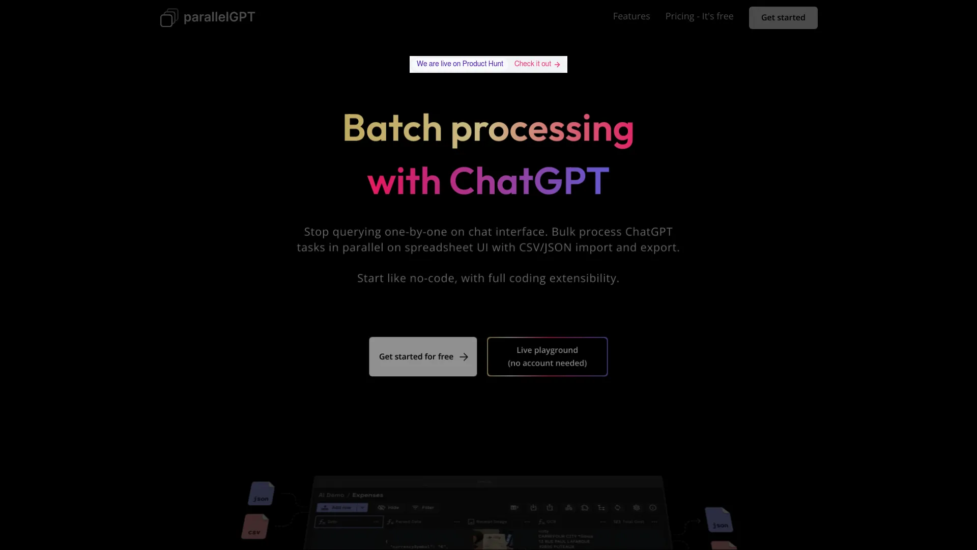ParallelGPT screenshot