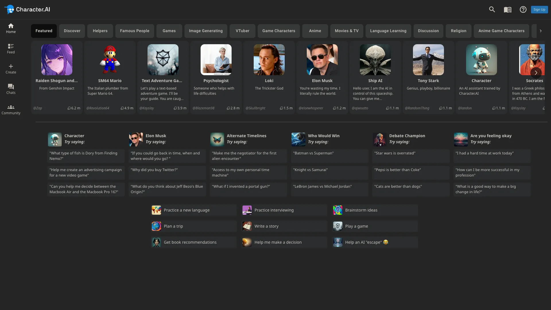 Character screenshot