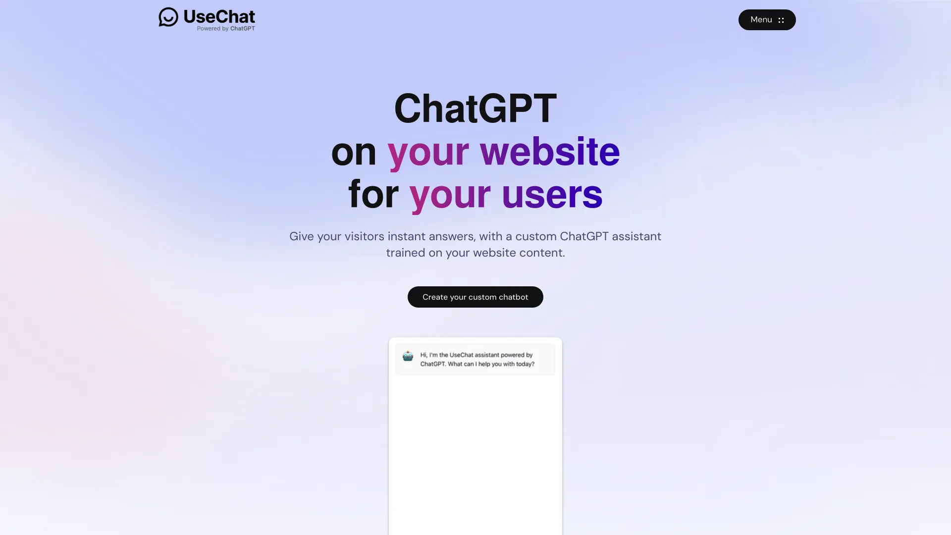 UsechatAI screenshot