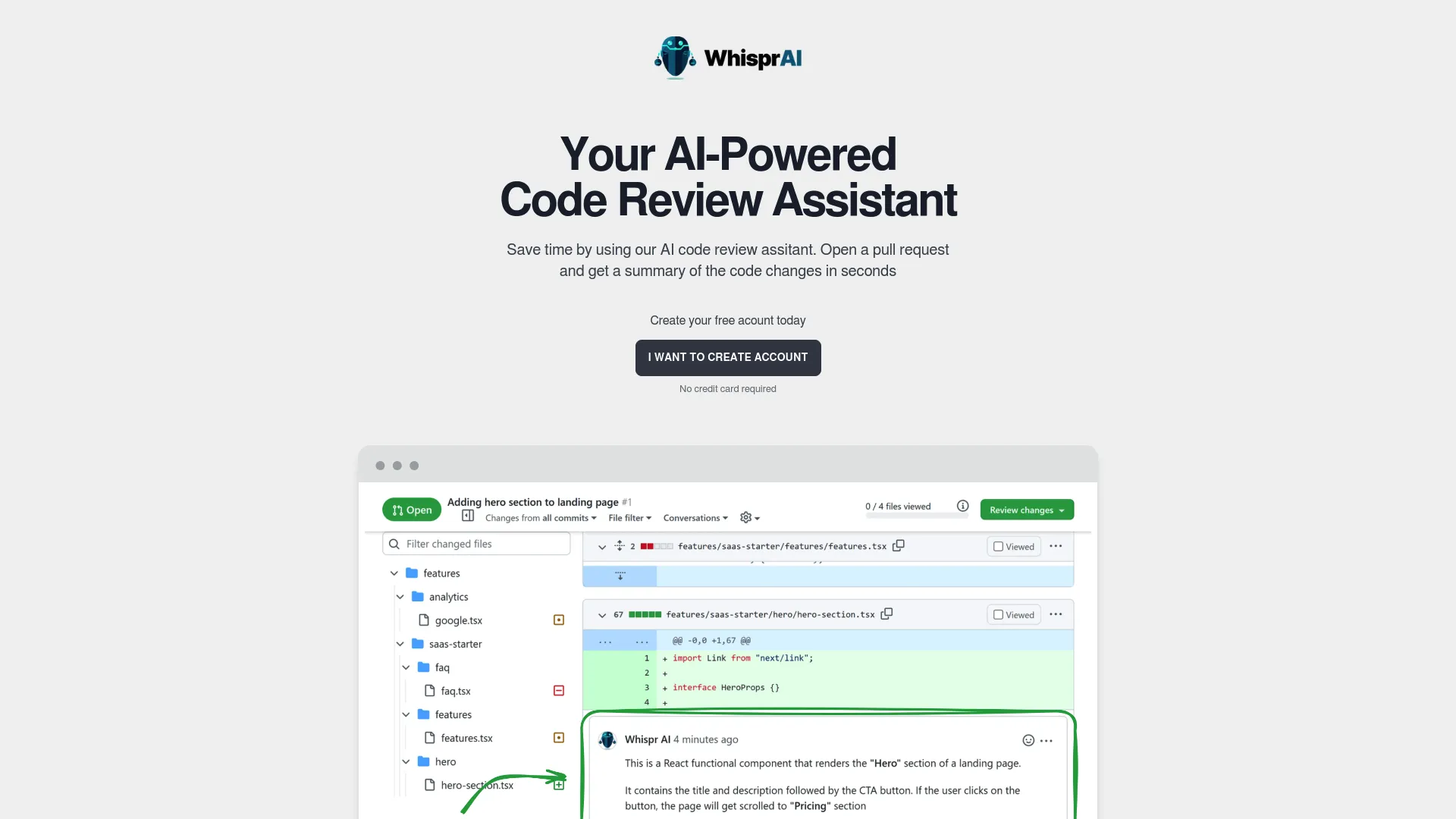 WhisprAI screenshot