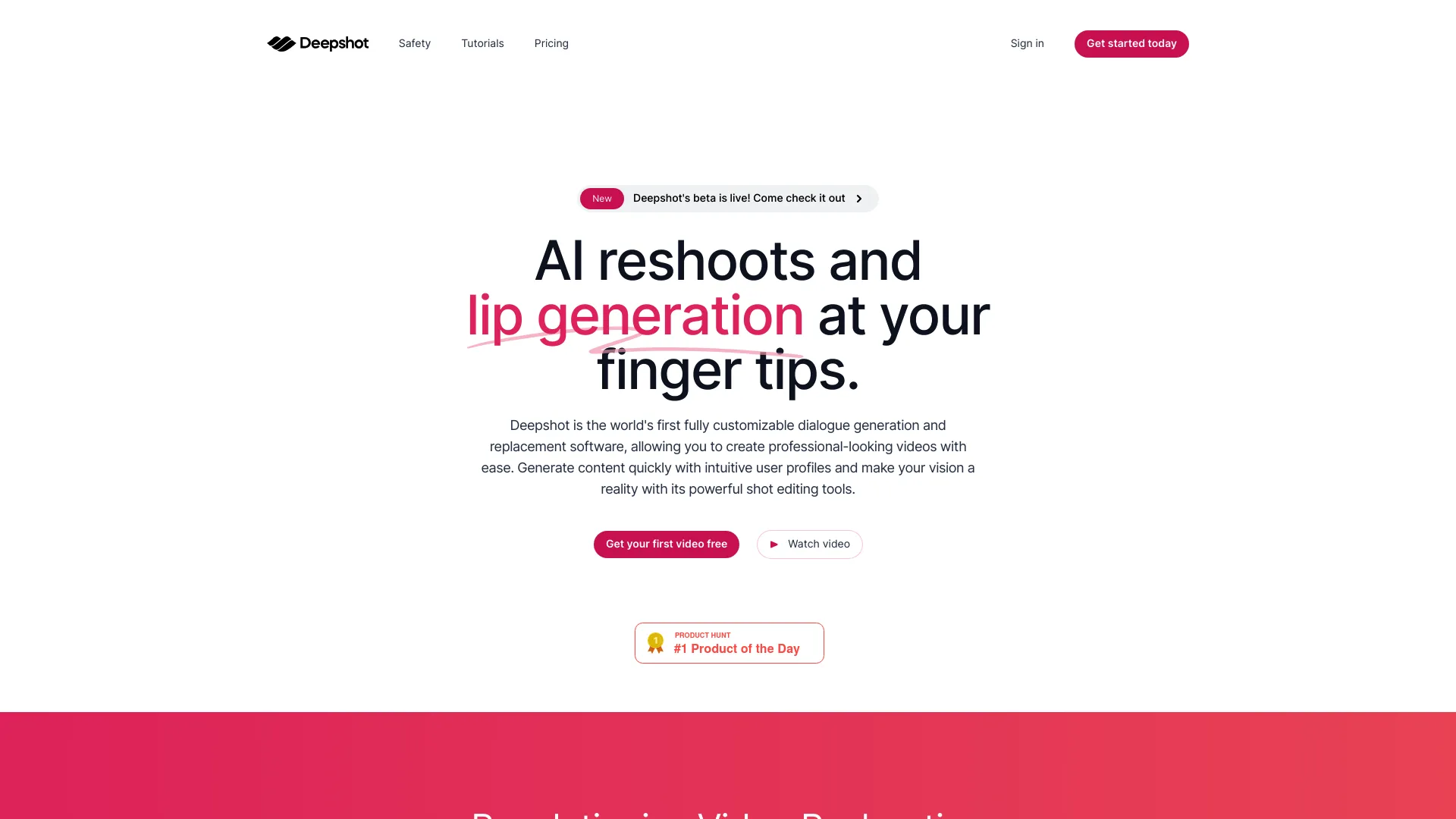 DeepshotAI screenshot