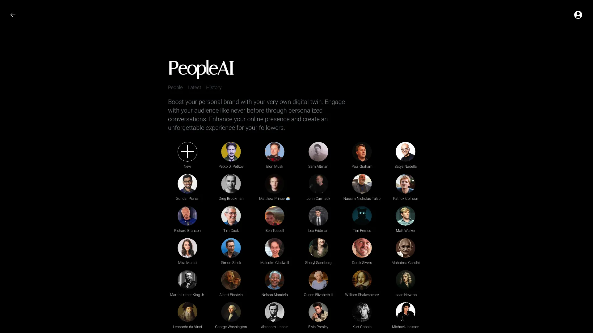 PeopleAI screenshot
