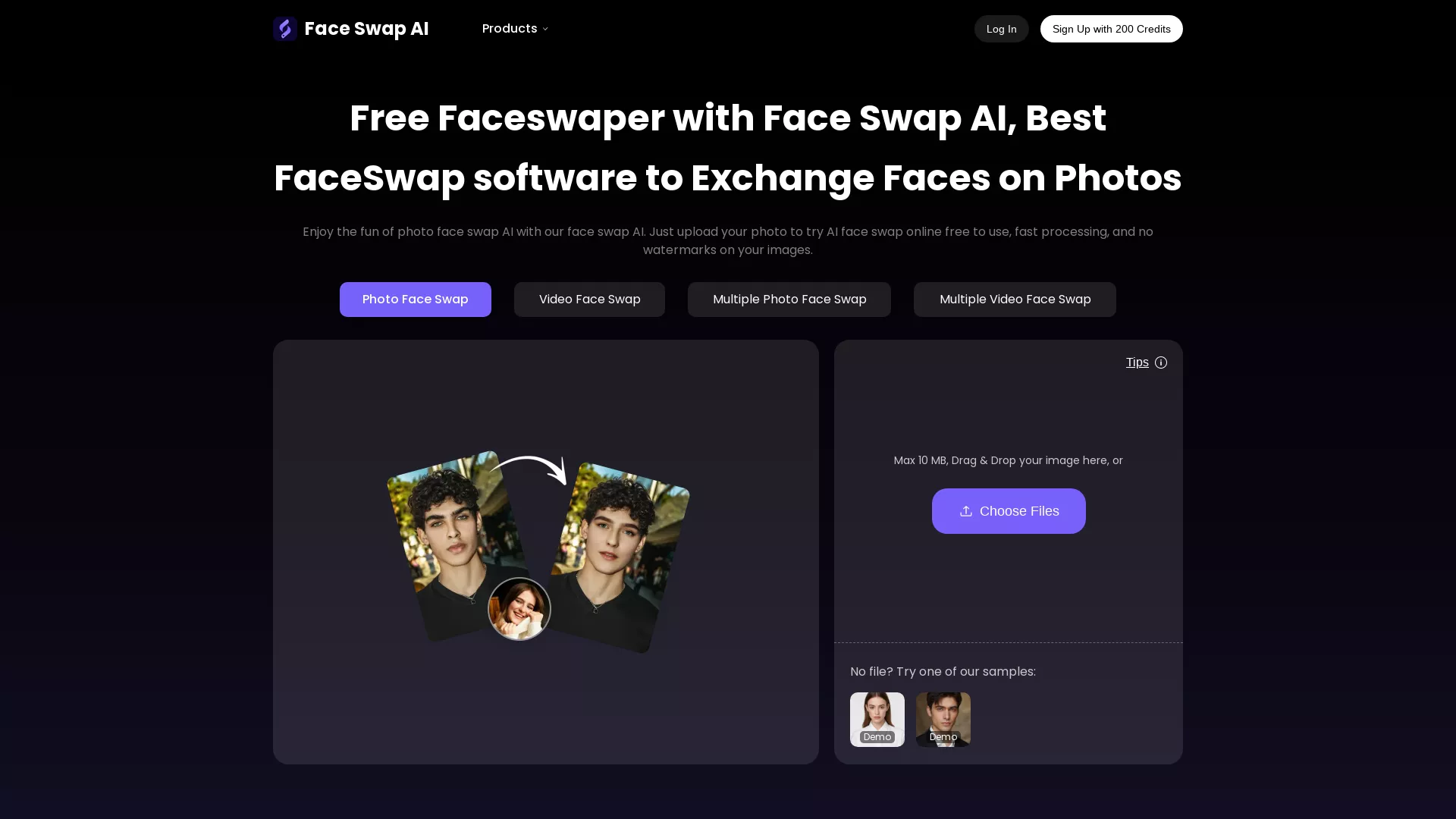 FaceSwapAI screenshot