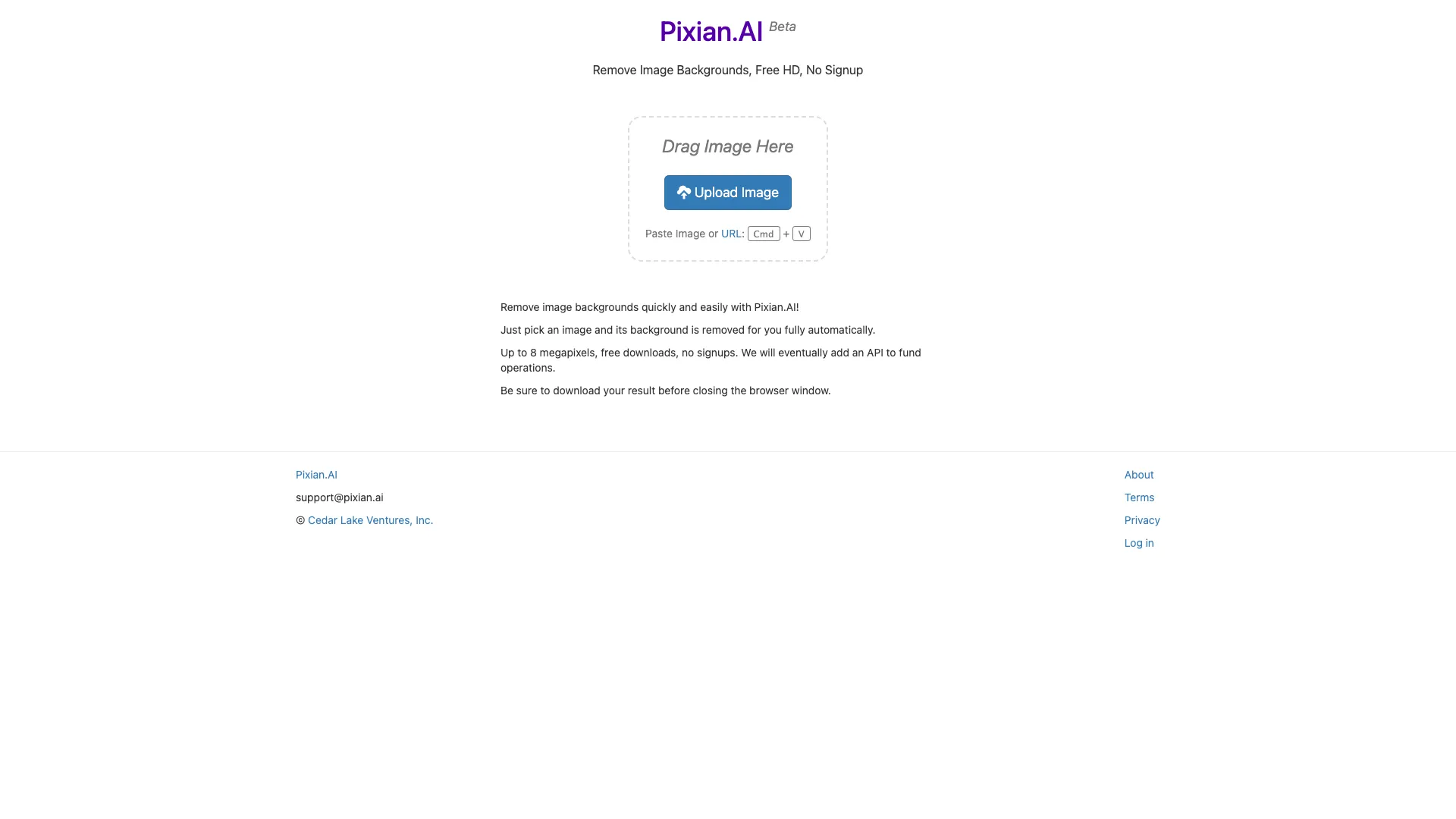 Pixian screenshot