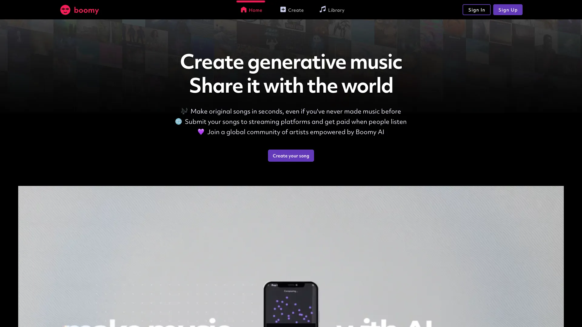 Boomy screenshot