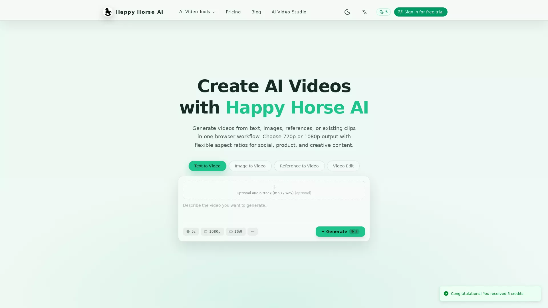 HappyHorseAIVideoGenerator screenshot