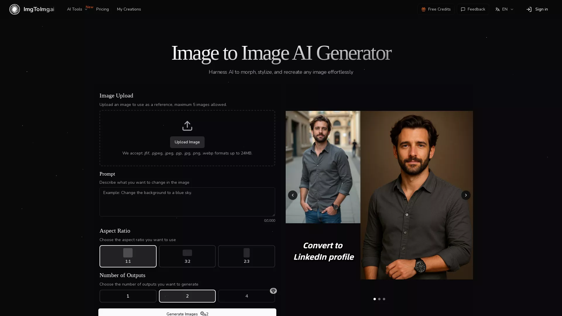 ImgToImg screenshot