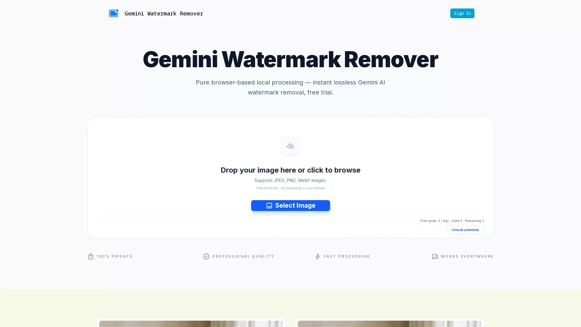 GeminiWatermarkRemover screenshot
