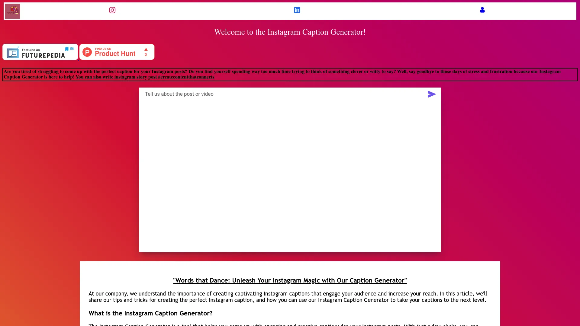 Copypage screenshot