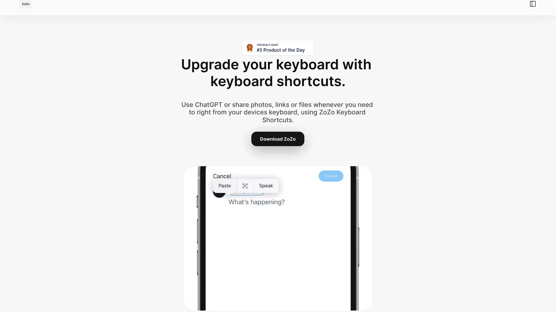 Zozo screenshot