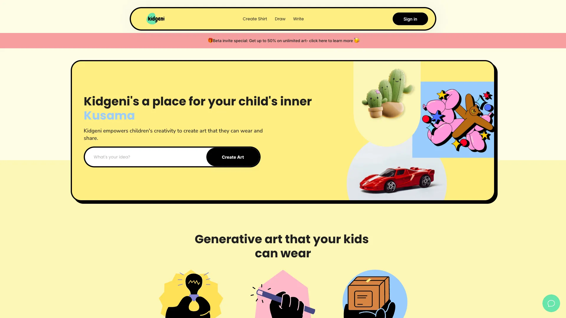 Kidgeni screenshot