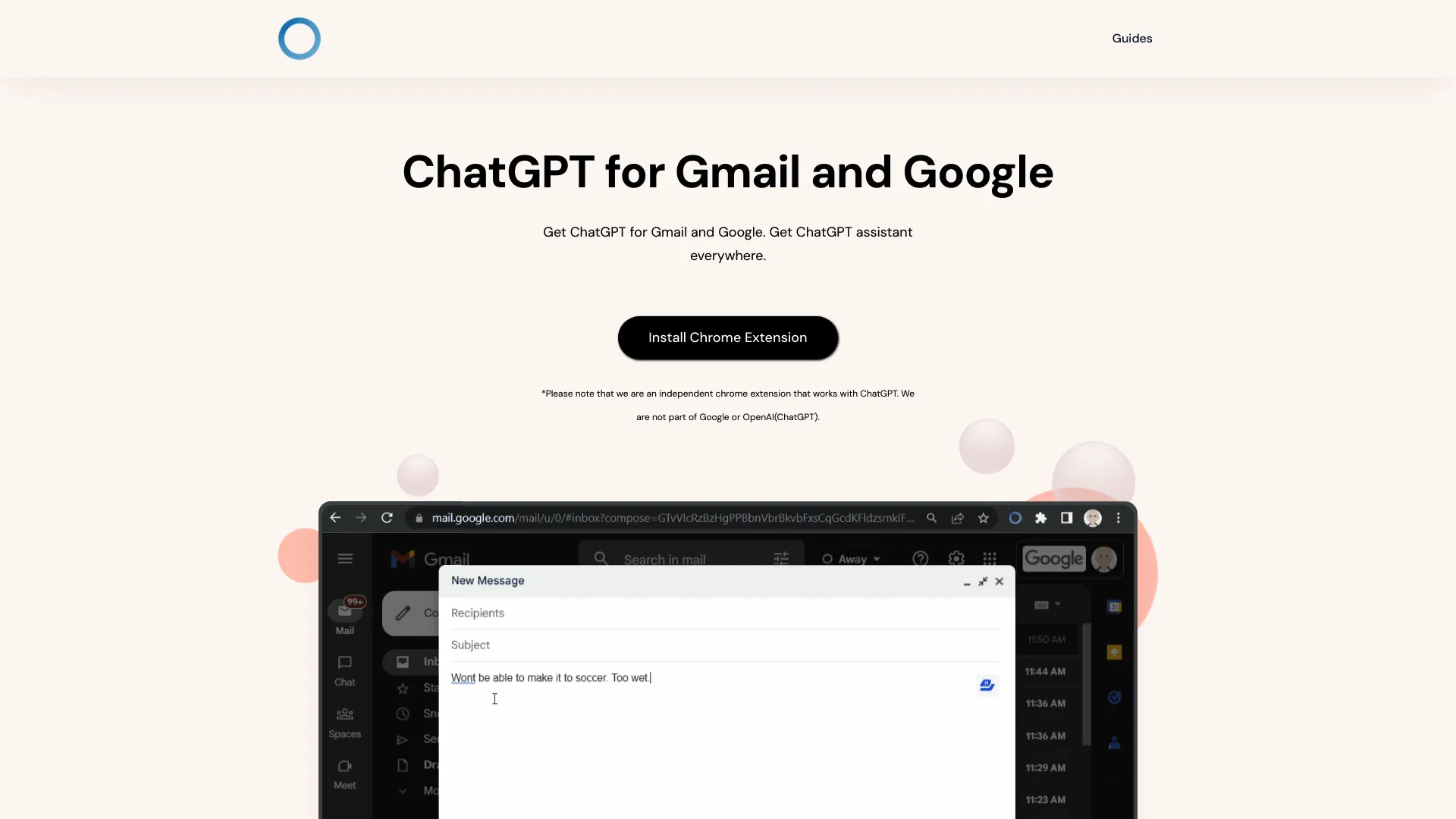 ChatGPT Everywhere screenshot