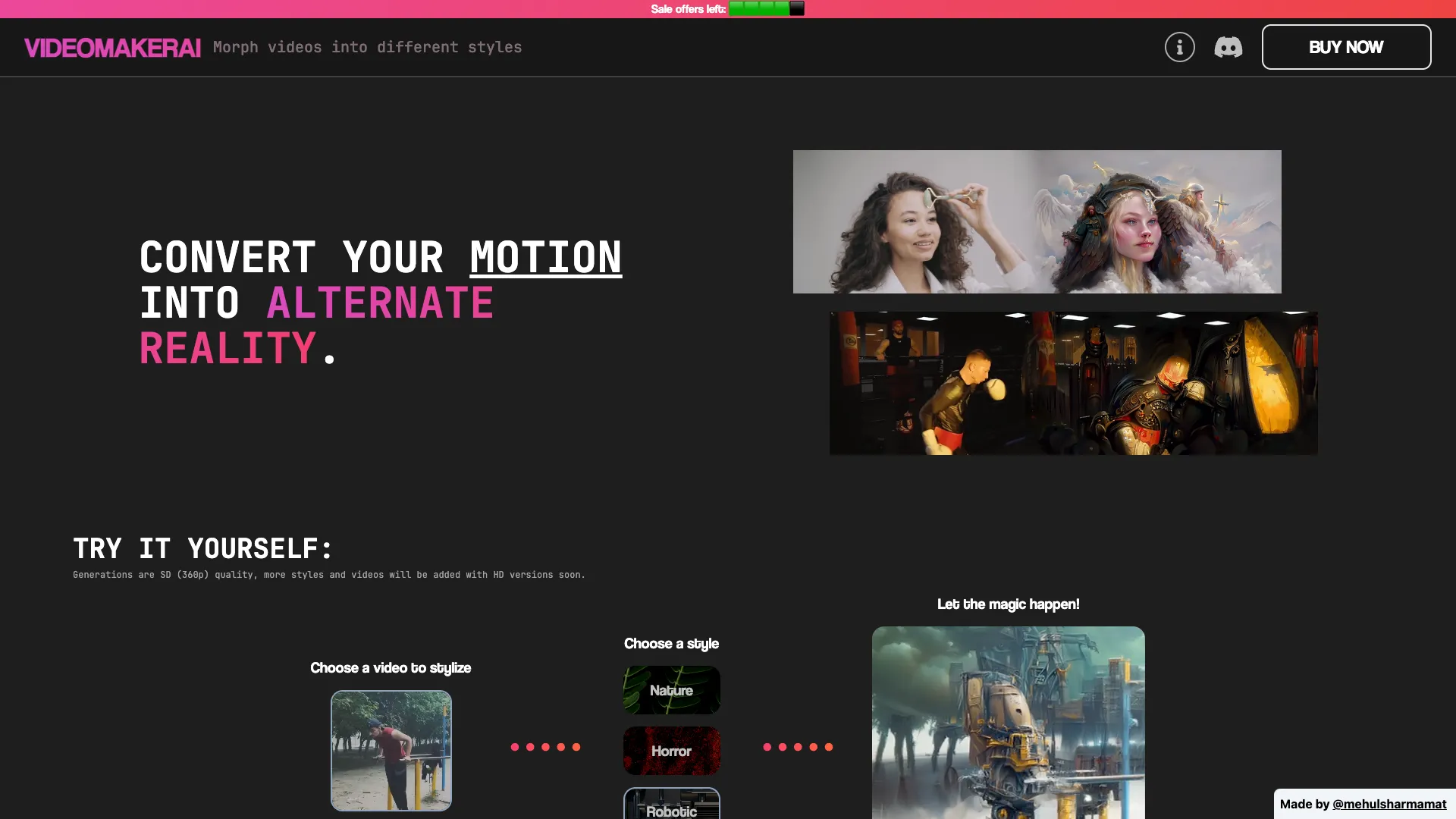 Videomarkerai screenshot