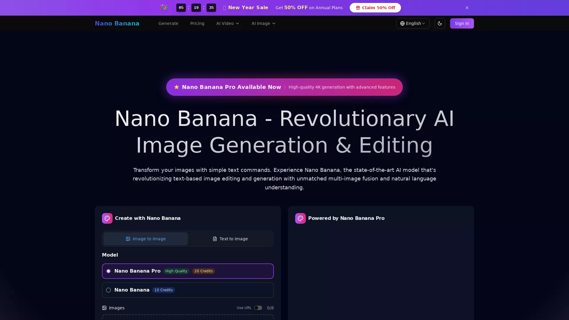 Nano Banana screenshot