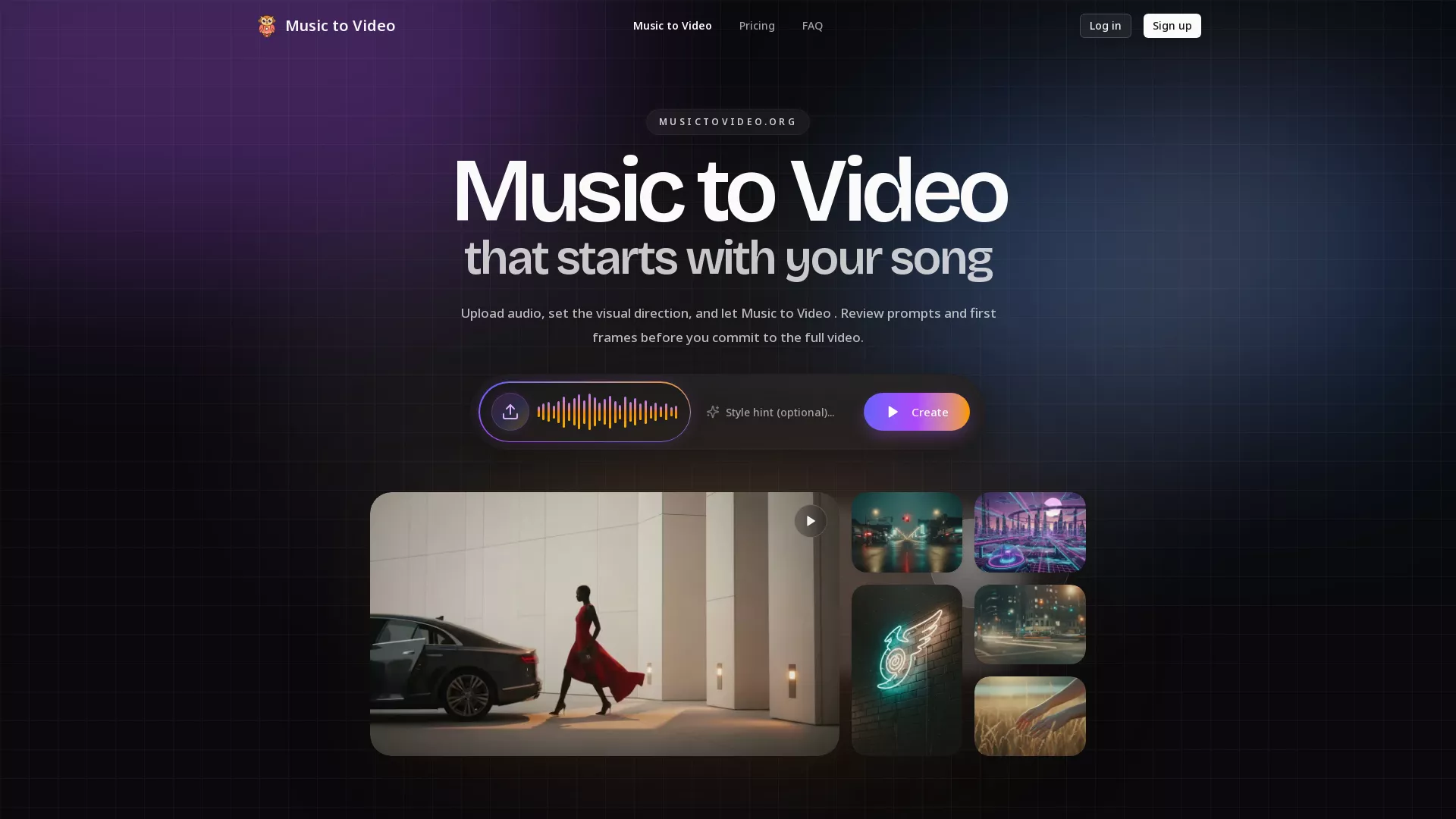 Music to Video AI screenshot