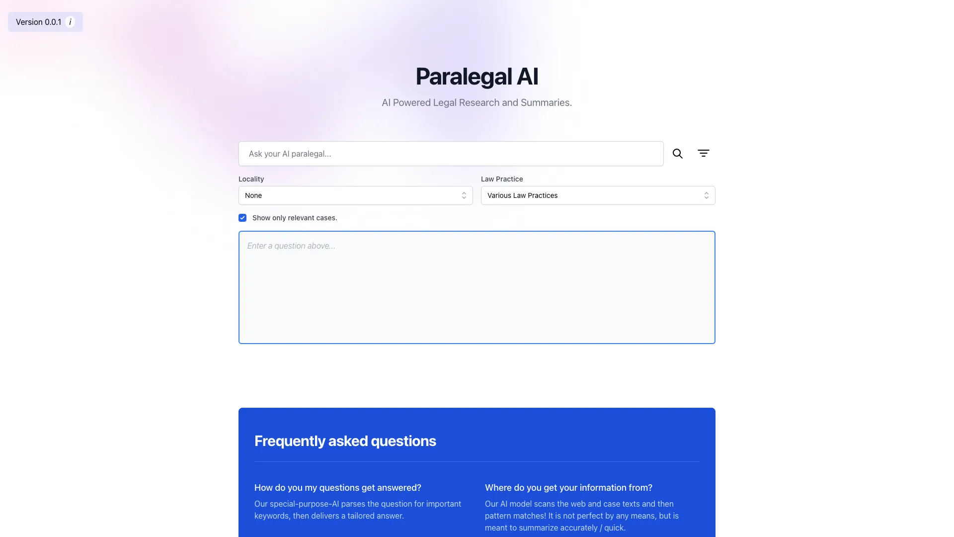 Paralegal AI screenshot
