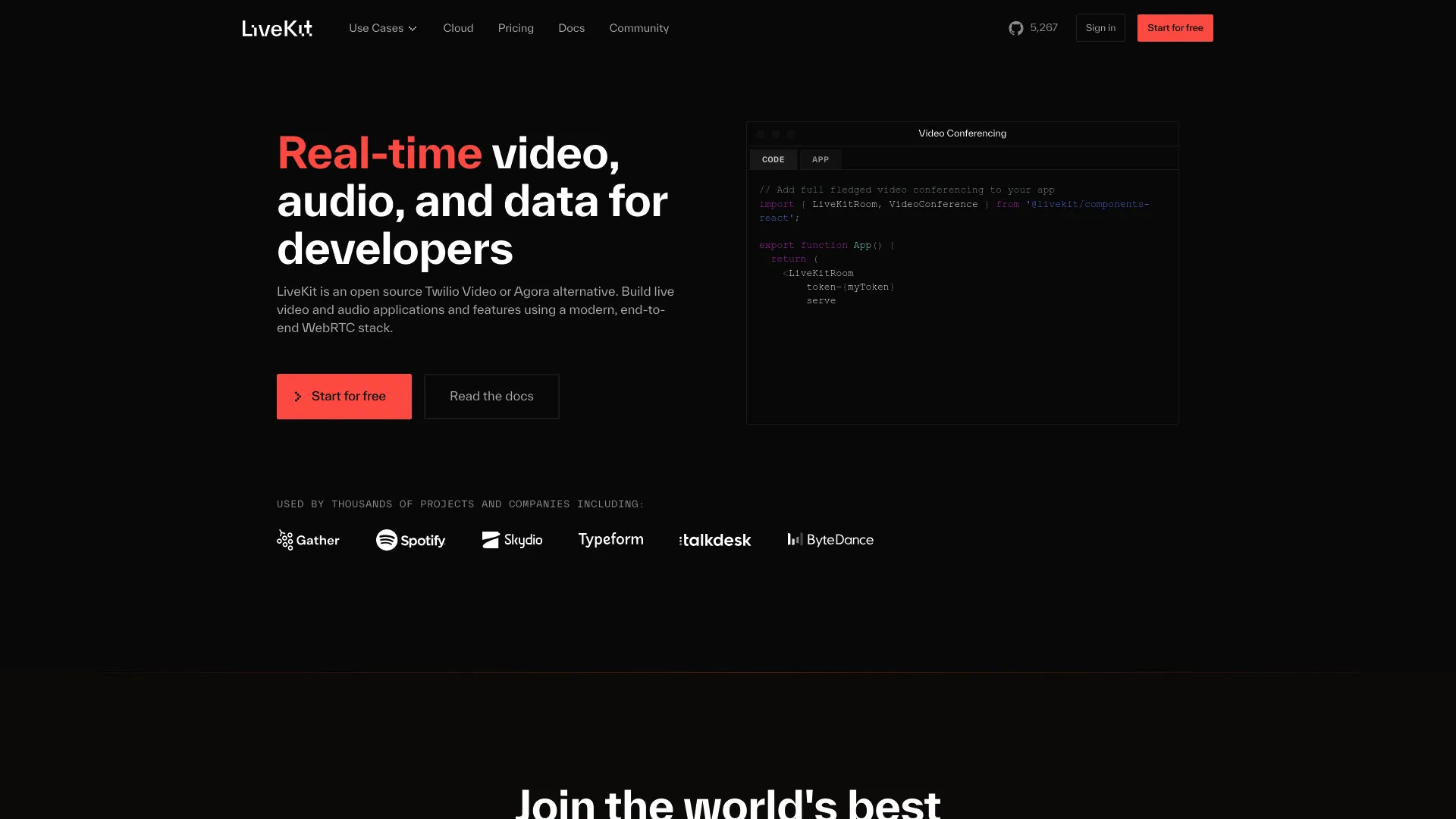 LiveKit screenshot