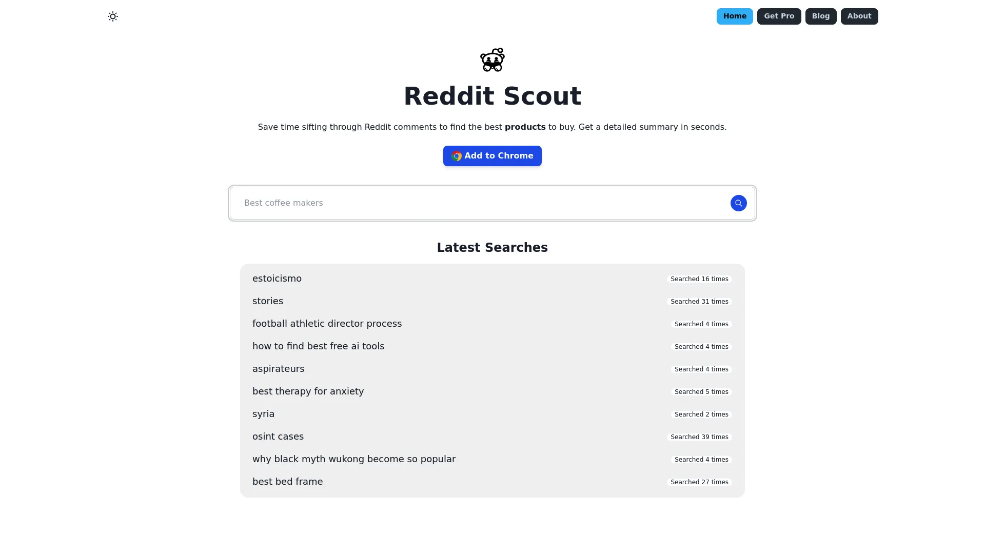 Reddit Scout screenshot