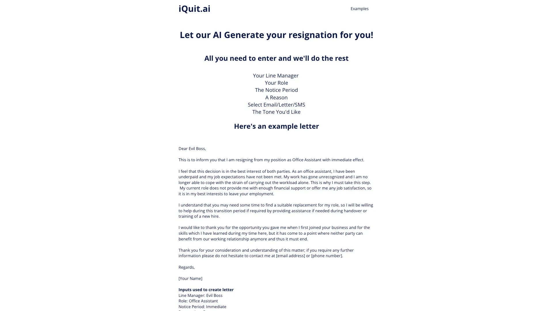 iQuit screenshot