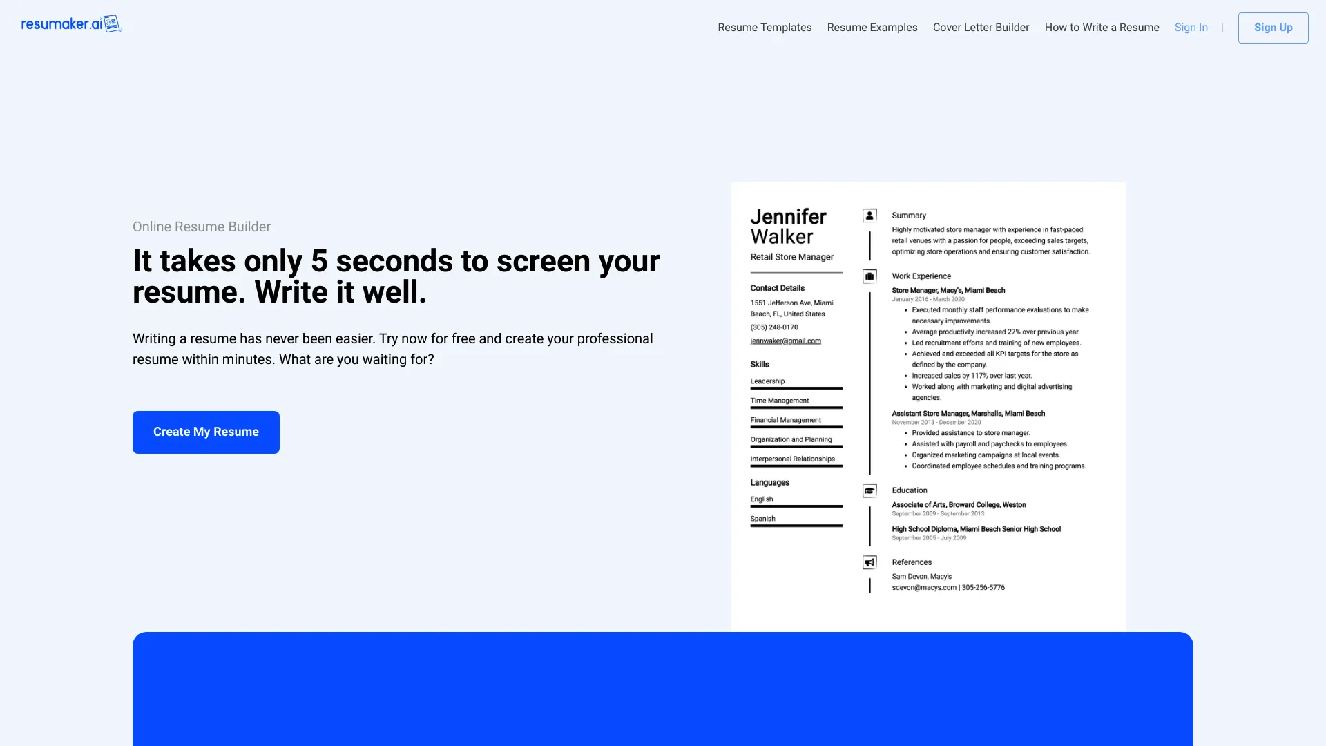 ResumakerAI screenshot