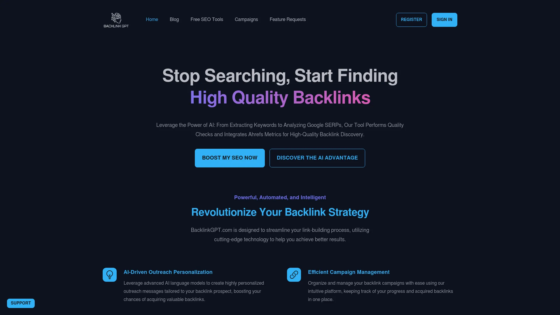 BacklinkGPT screenshot
