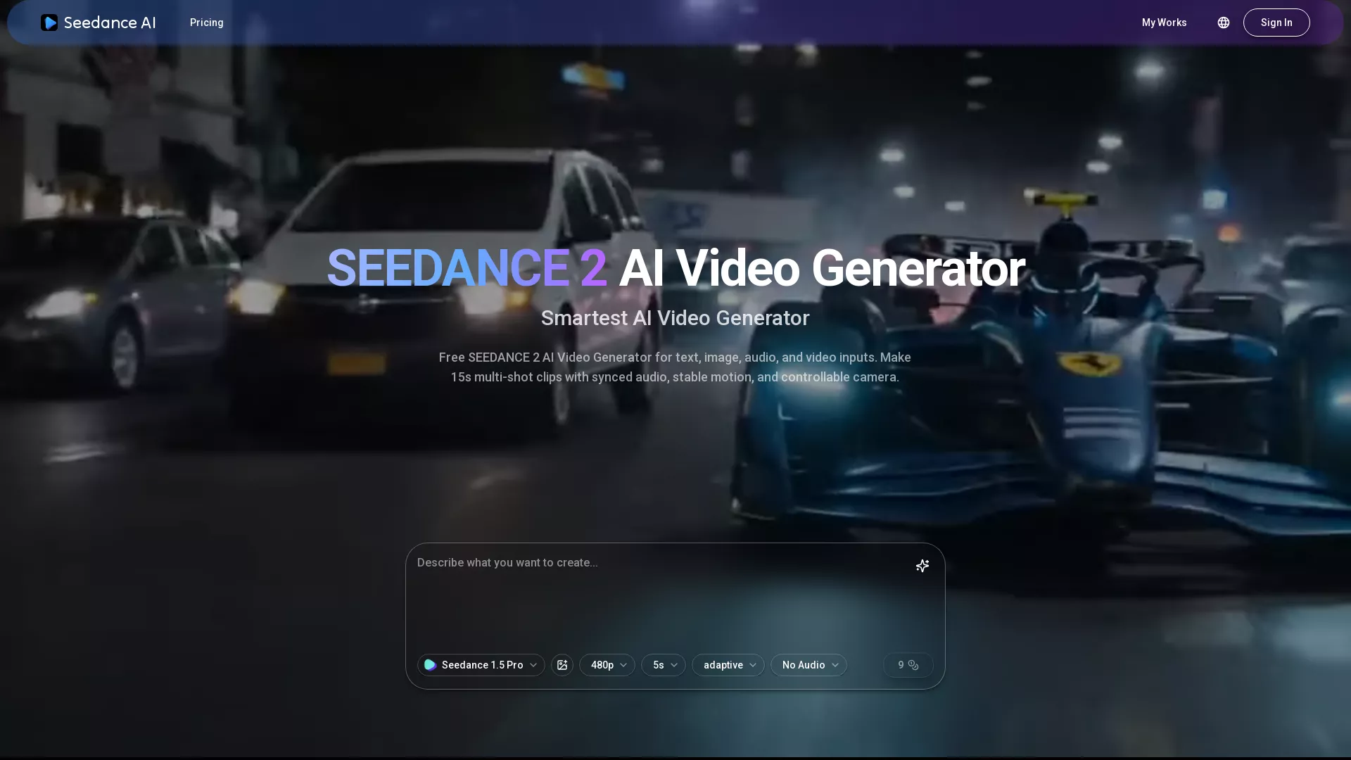 SeedanceAIVideoGenerator screenshot
