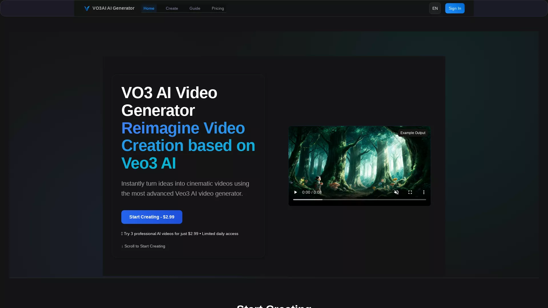 VO3 AI screenshot