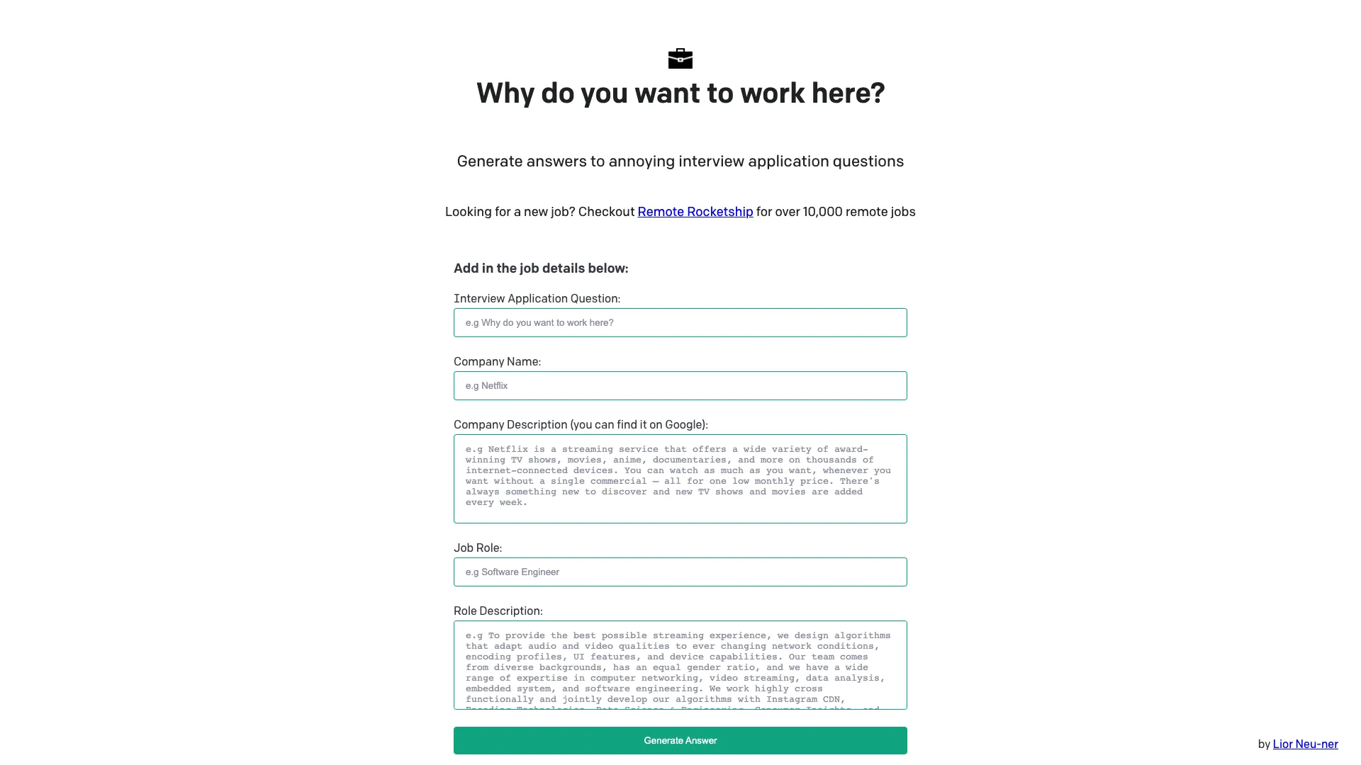 Whydoyouwanttoworkhere screenshot